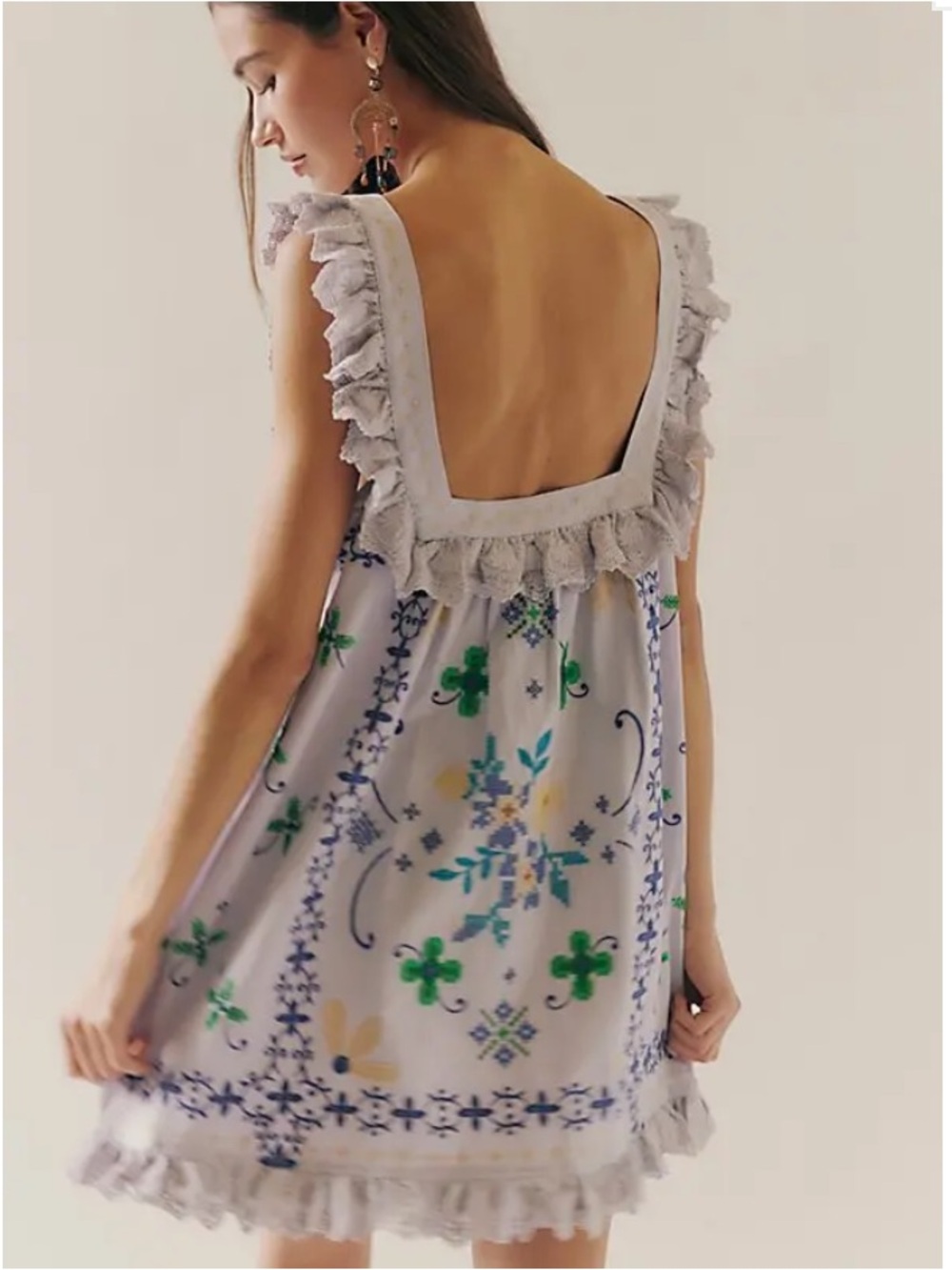 Free People Bali Main Squeeze Mini Dress NWT - Picture 3 of 8